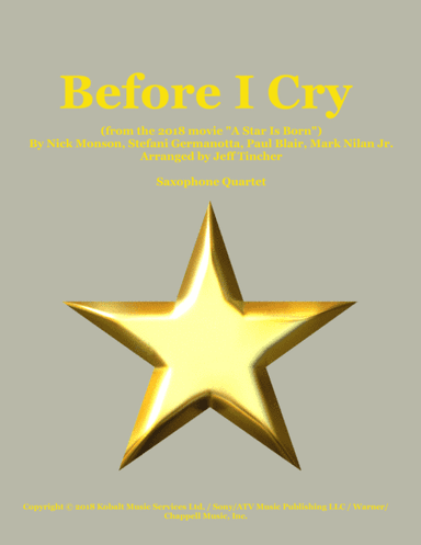 Before I Cry (arr. Jeff Tincher)