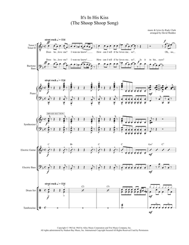 The Shoop Shoop Song (it's In His Kiss) (arr. David Maddux)