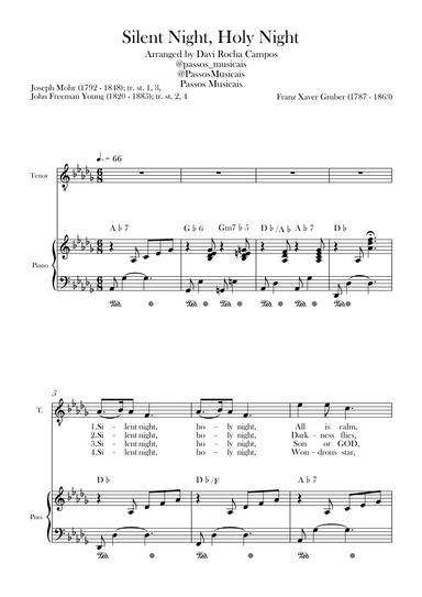 Silent Night, Holy Night (arr. Davi Rocha Campos)