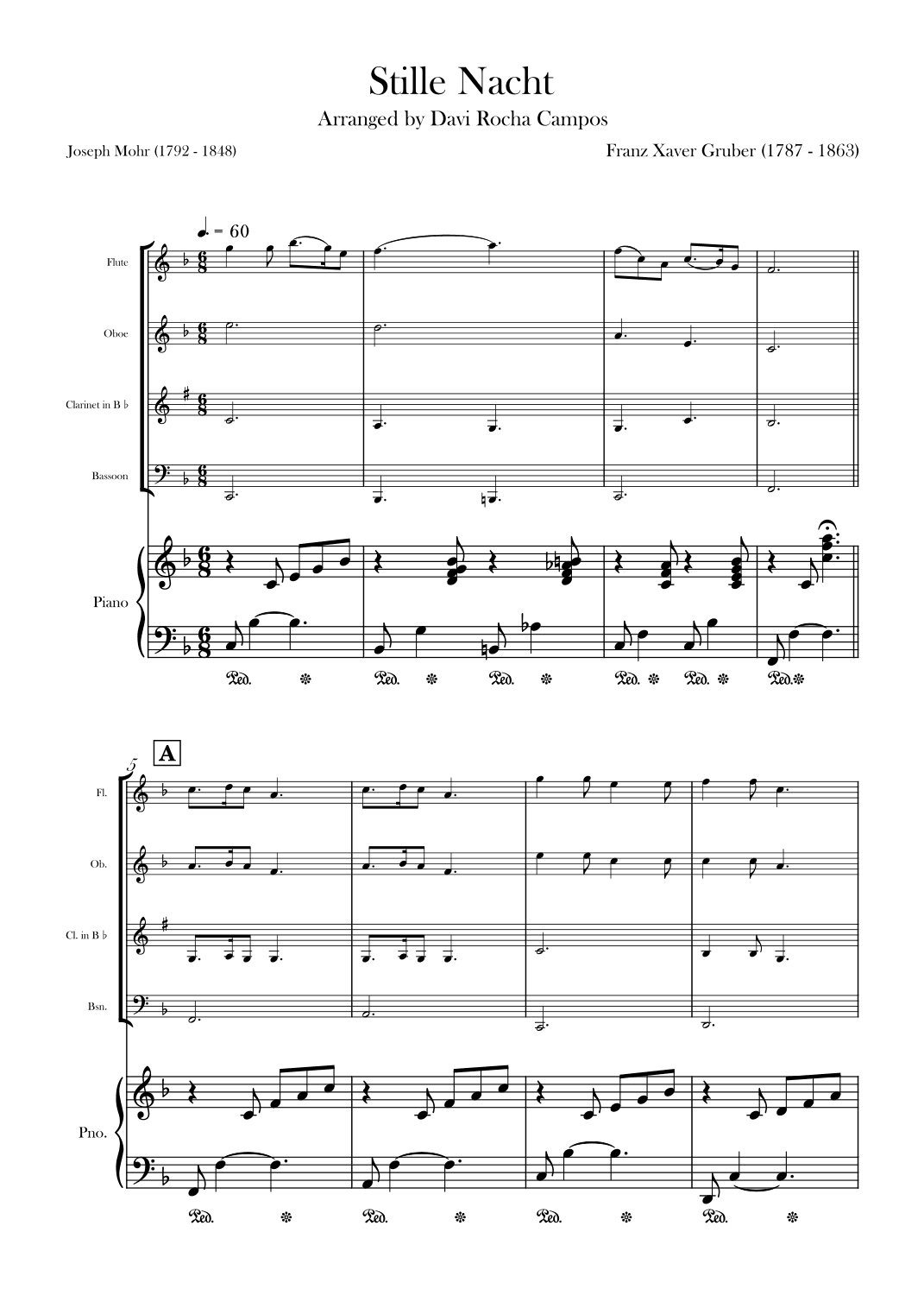 Stille Nacht (arr. Davi Rocha Campos)