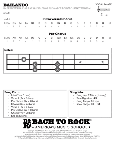 Bailando (arr. Bach to Rock)