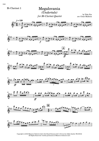 Megalovania (arr. César Madeira)