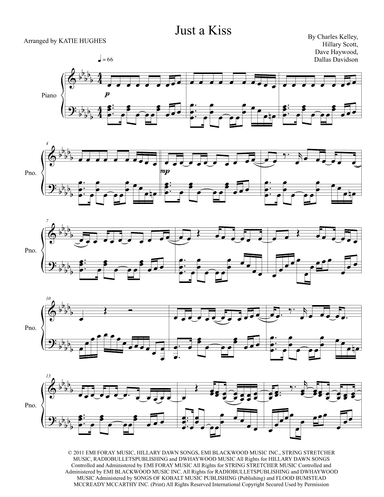 Just A Kiss (arr. Katie Hughes)