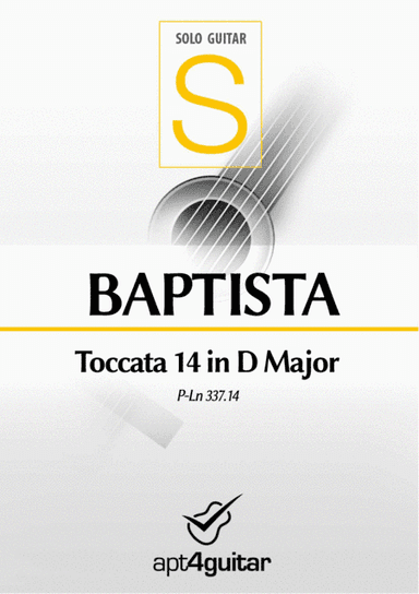 Toccata 14 in D Major (arr. Roberto García)