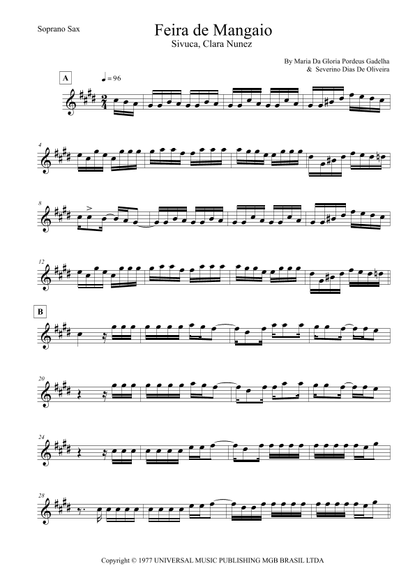 Feira De Mangaio (arr. Leo Silva)