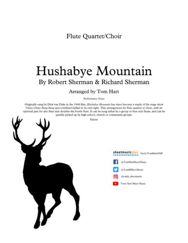 Hushabye Mountain (arr. Tom Hart)