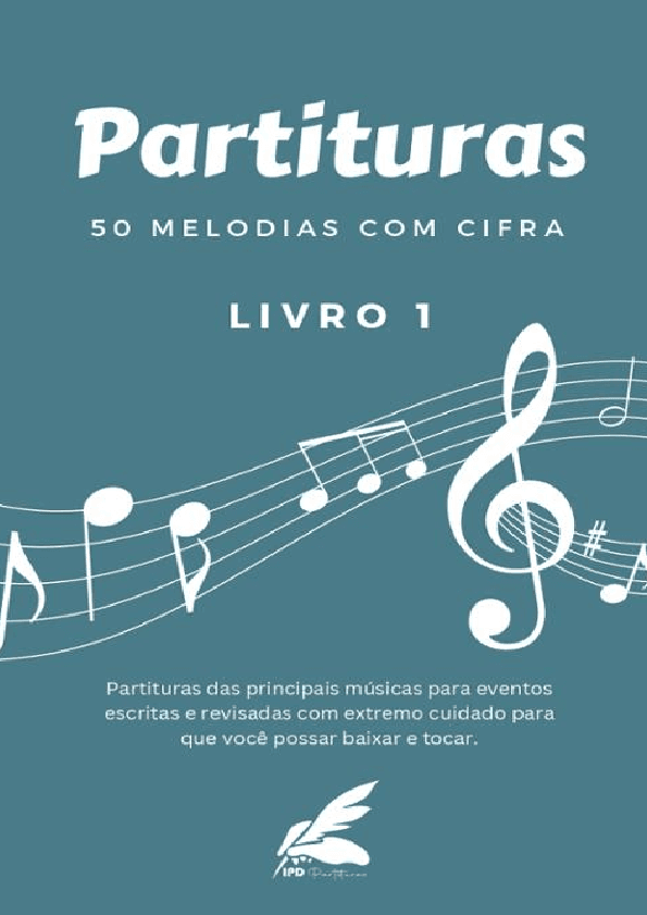 Partituras - 50 Melodias com cifra - Livro 1