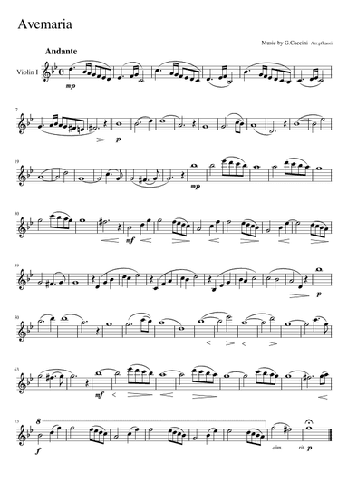 Ave Maria (arr. pfkaori)
