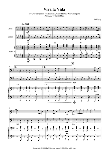 Viva La Vida (arr. Valdir Maia)