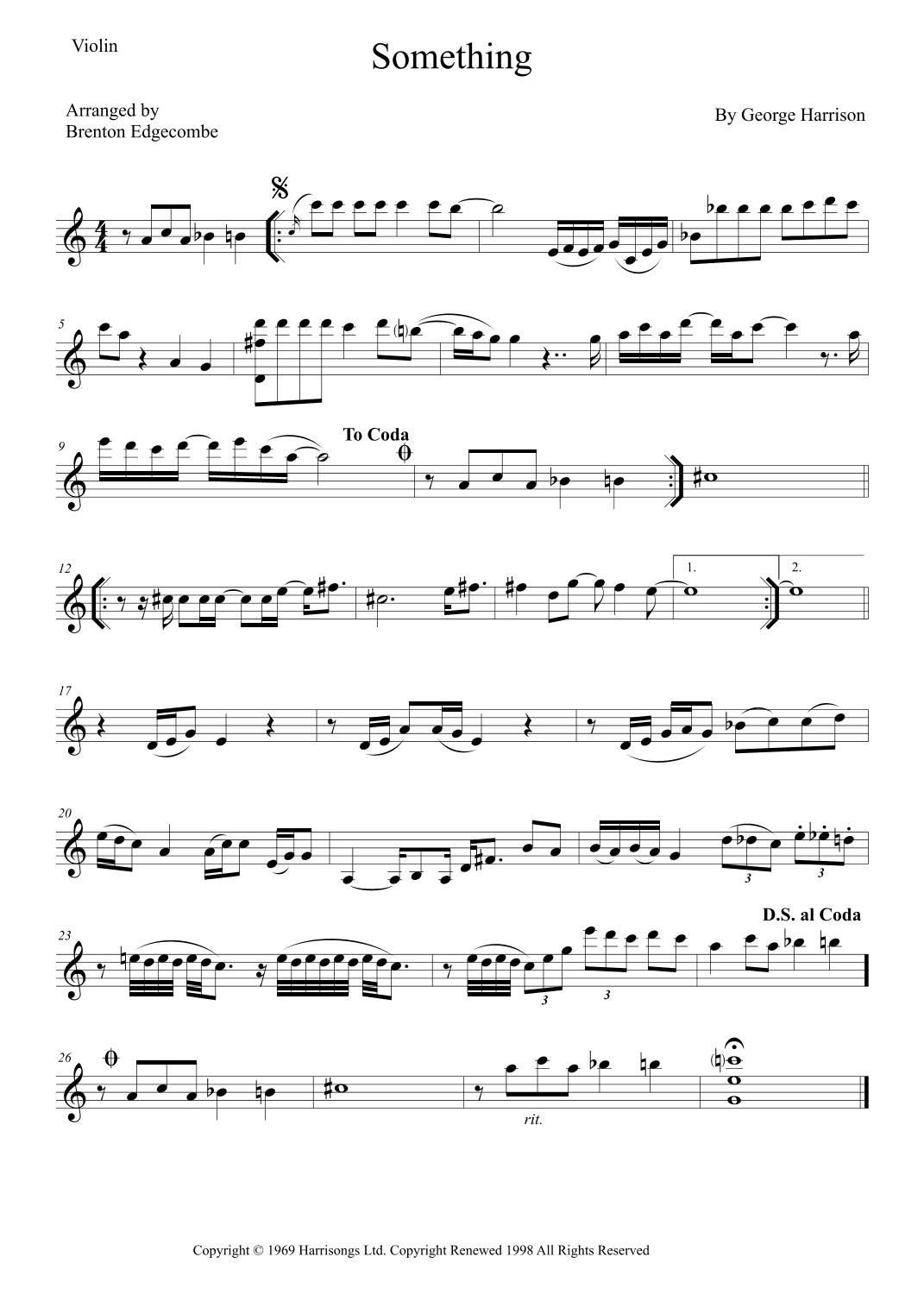 Something (arr. Adelaide String Duo)