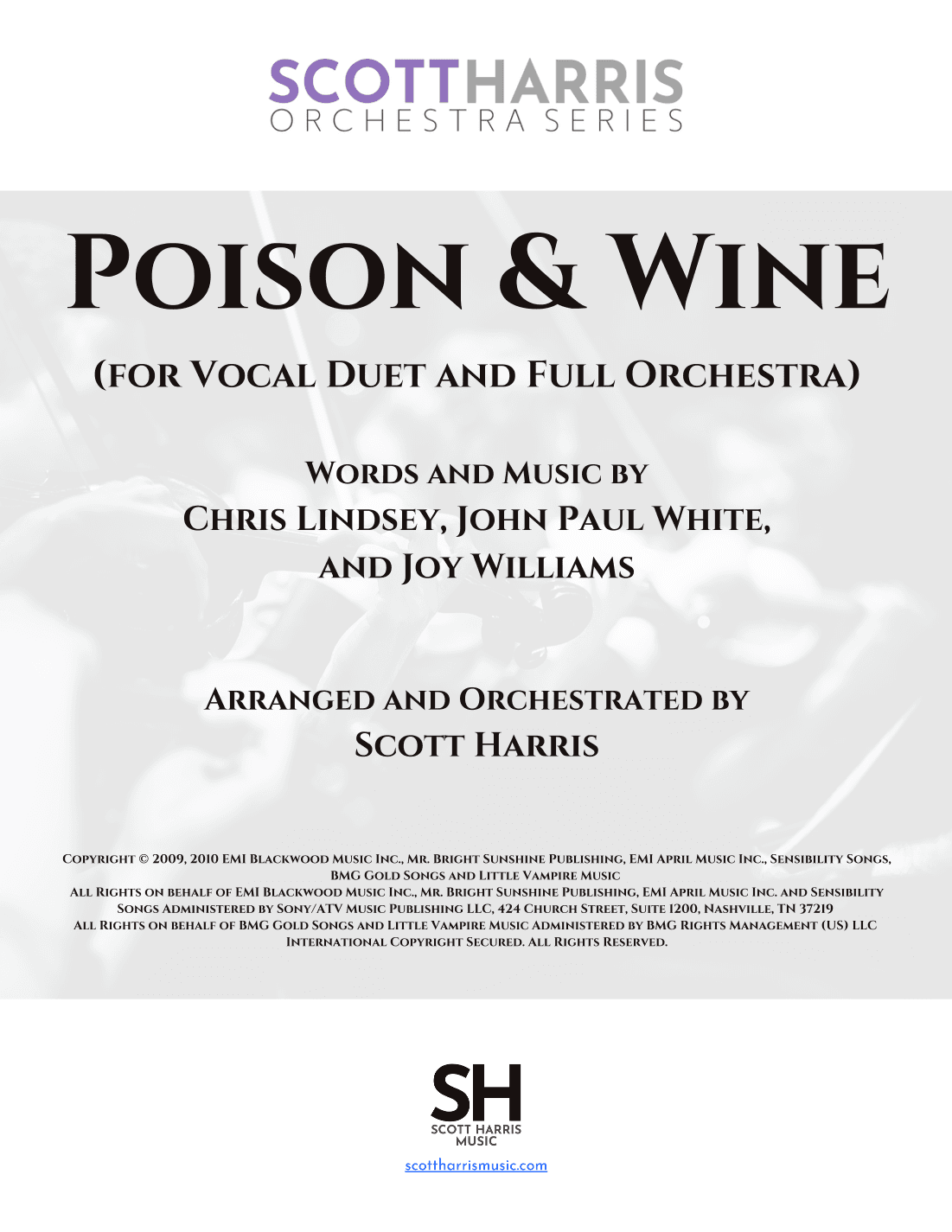 Poison & Wine (arr. Scott Harris)