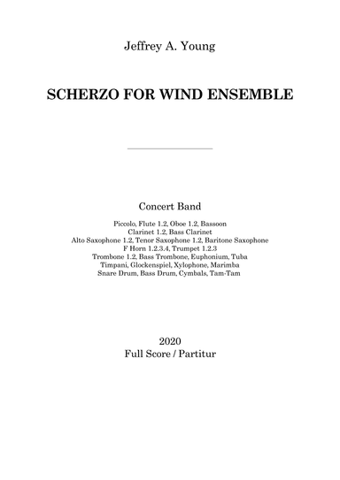 Scherzo for Wind Ensemble
