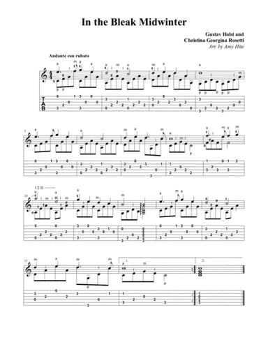 In the Bleak Midwinter (arr. Amy Hite)