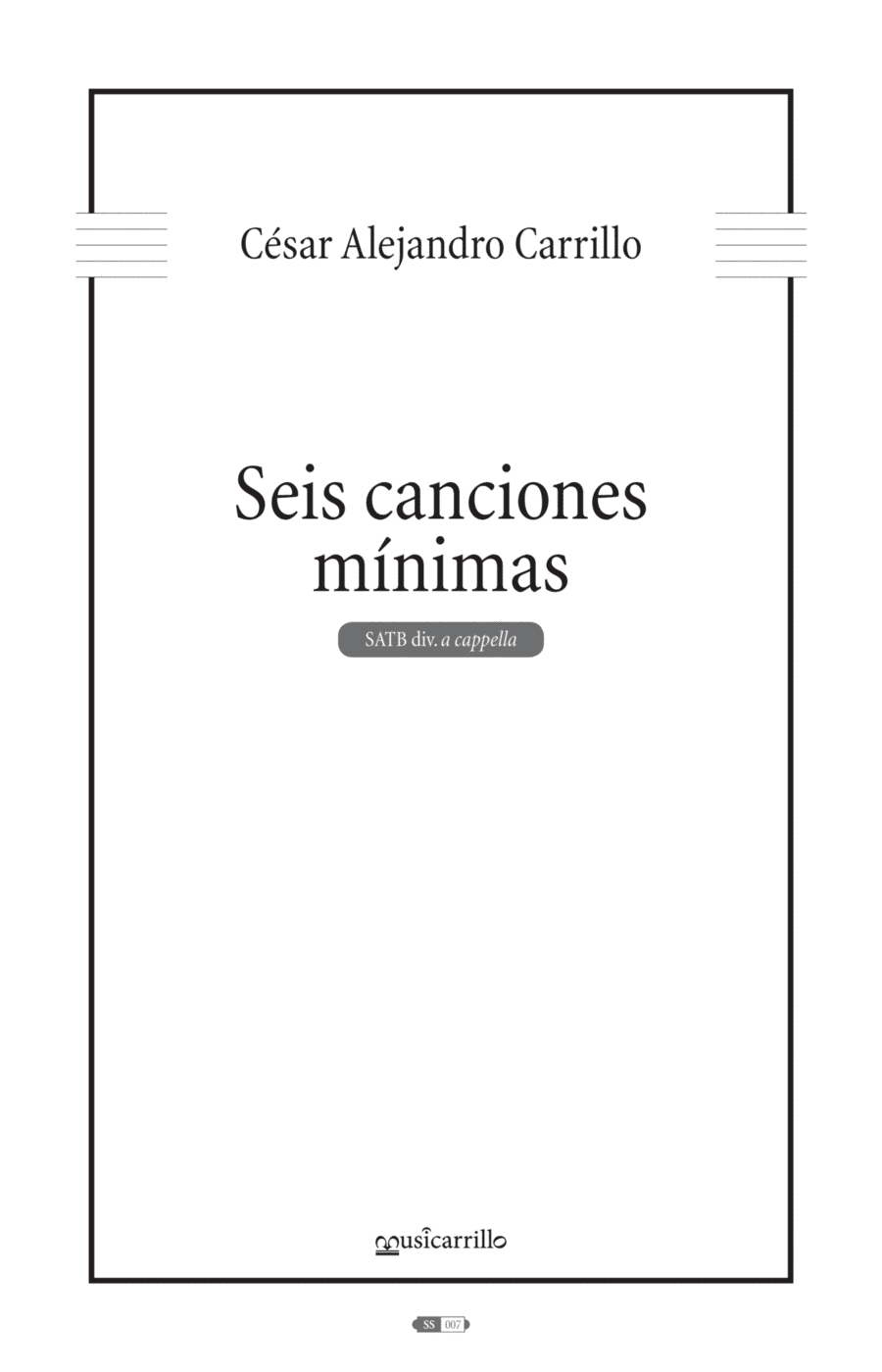 Seis canciones minimas
