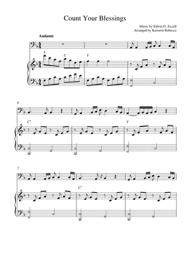 Count Your Blessings (arr. Kaiserin Rebecca)