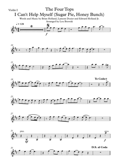 I Can't Help Myself (Sugar Pie, Honey Bunch) (arr. Lou Brewski)