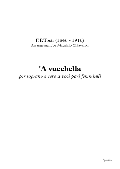 'A vucchella (arr. Maurizio Chiavaroli)