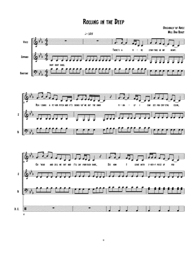 Rolling In The Deep (arr. William Brimer/AKA Will Dah Beast)