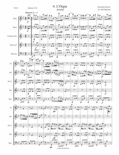 L'Orgia (arr. Bill Malcolm)