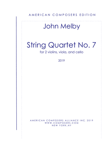 [Melby] String Quartet No. 7