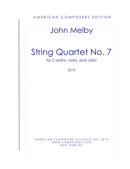 [Melby] String Quartet No. 7