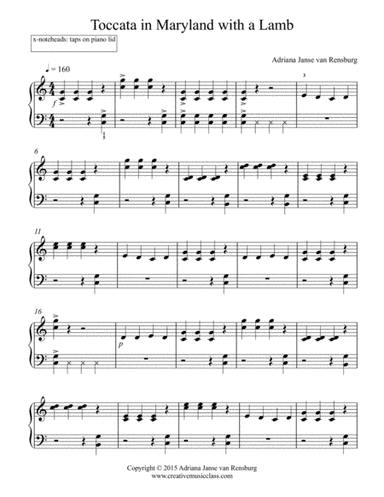 Toccata in Maryland with a Lamb