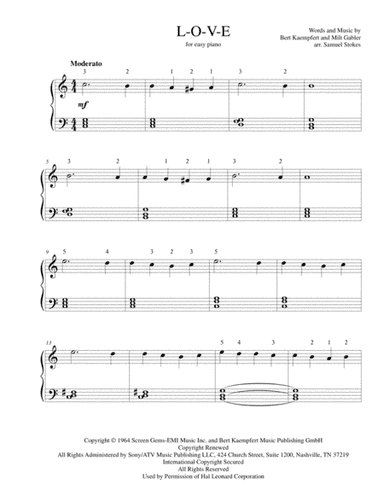 L-O-V-E (arr. Samuel Stokes)