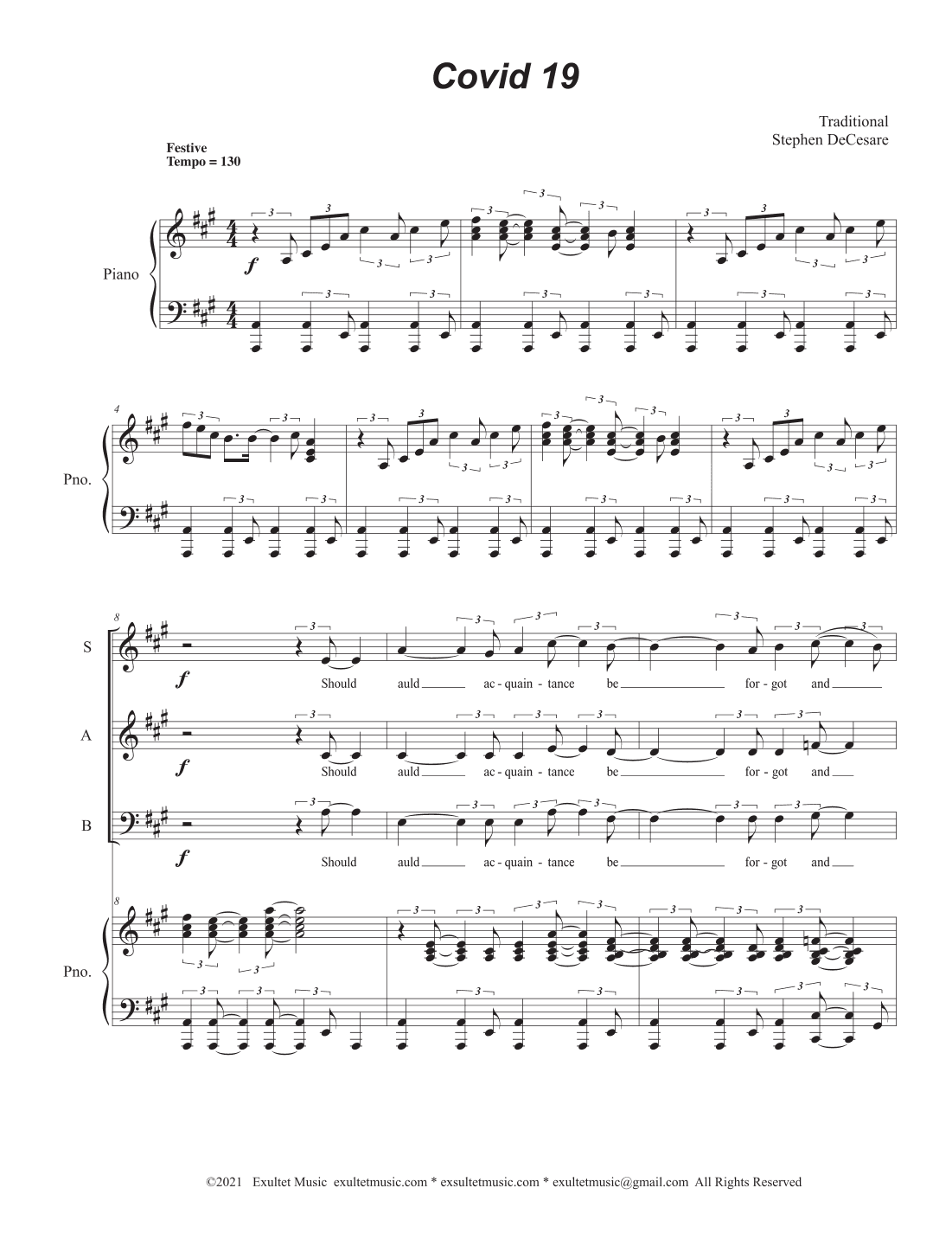 Requiem-CV19 (10-minute musical presentation) (SAB)