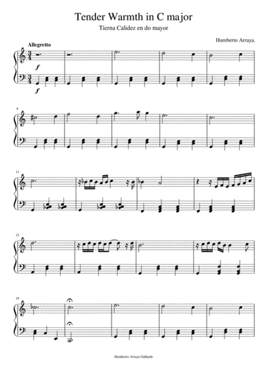 Tender Warmth in C major
