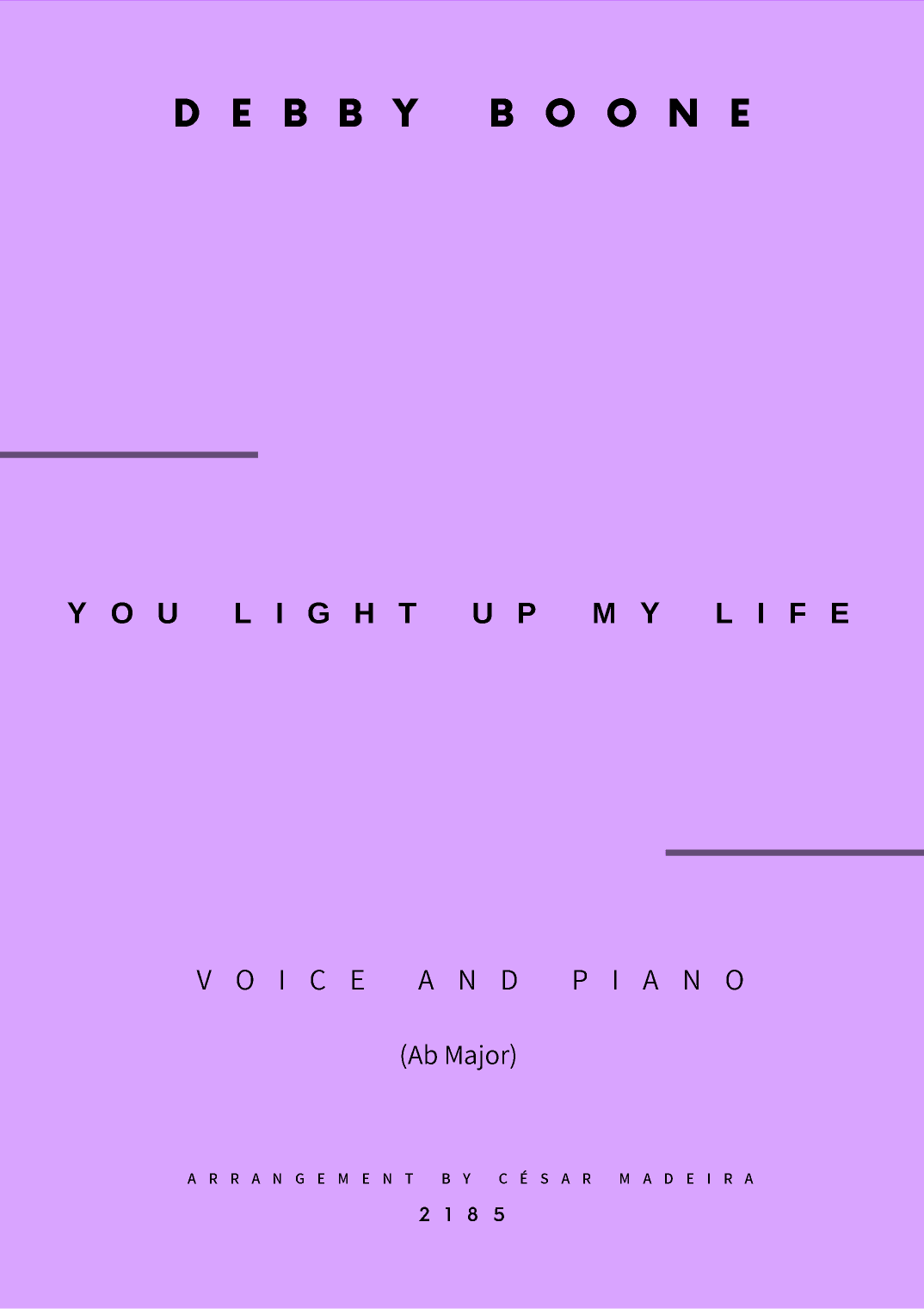 You Light Up My Life (arr. César Madeira)