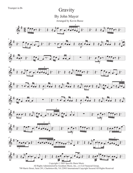 Gravity (arr. Kevin Busse)