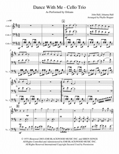 Dance With Me (arr. Phyllis Hopper)