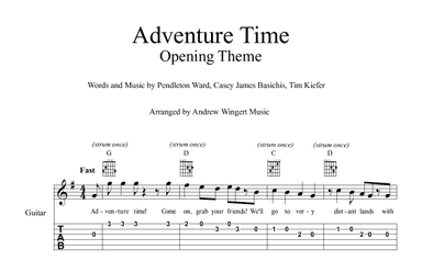 Adventure Time Opening Theme (arr. Andrew Wingert Music)