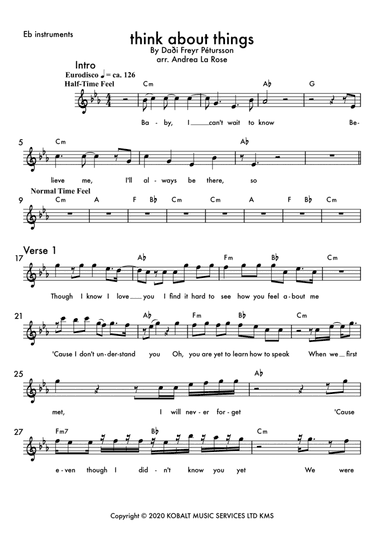 Think About Things (arr. Andrea La Rose)