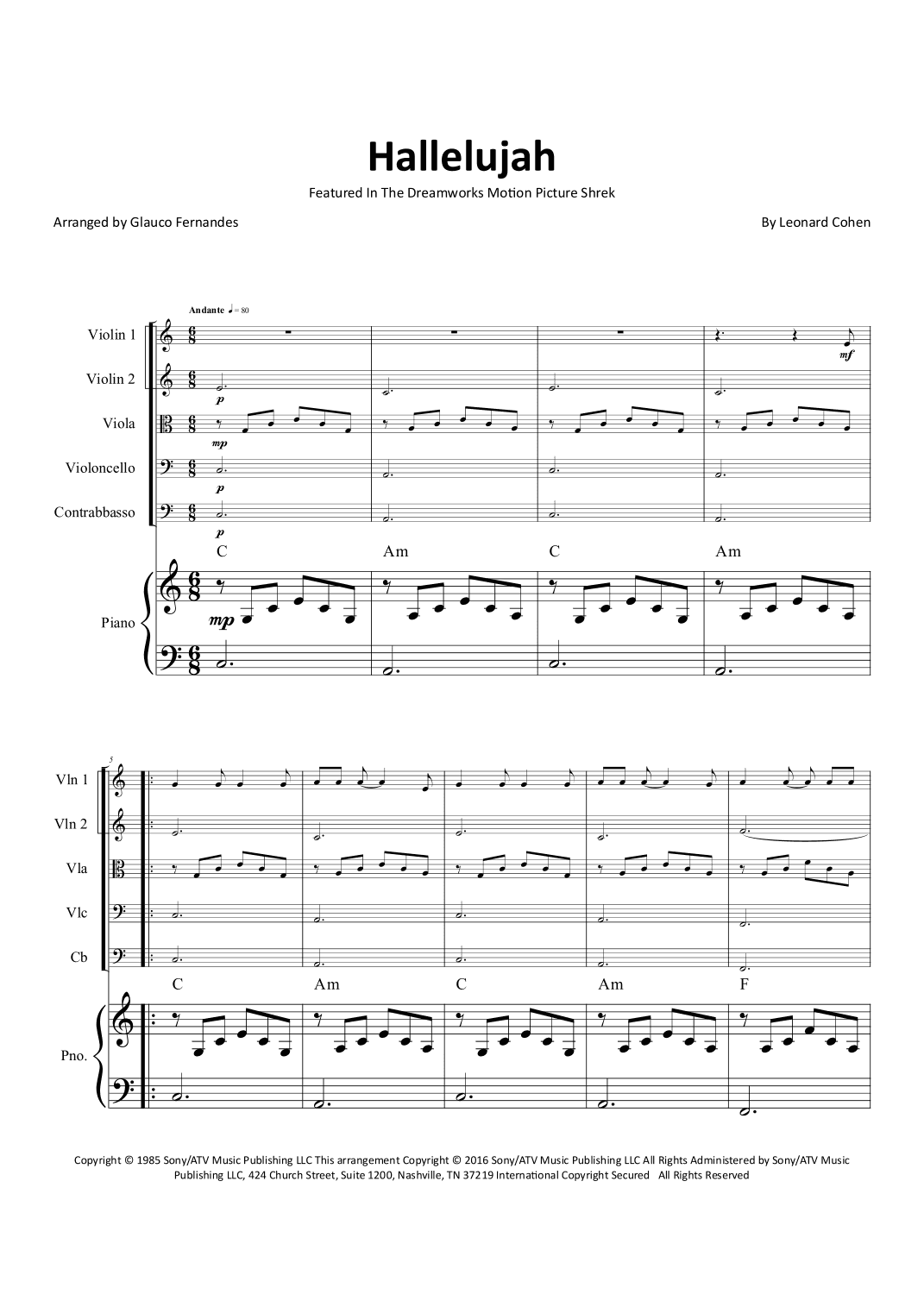 Hallelujah (arr. Glauco Fernandes)