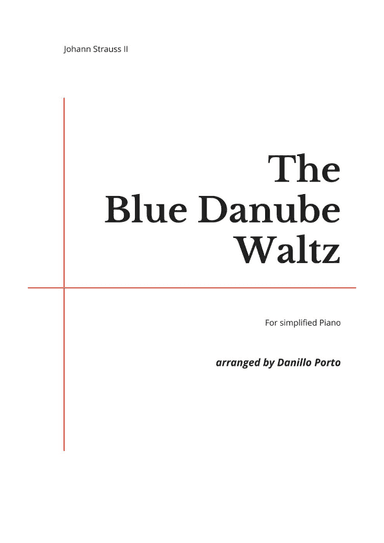 J. Strauss II - The Blue Danube Waltz - Piano Easy (arr. Danillo Porto)