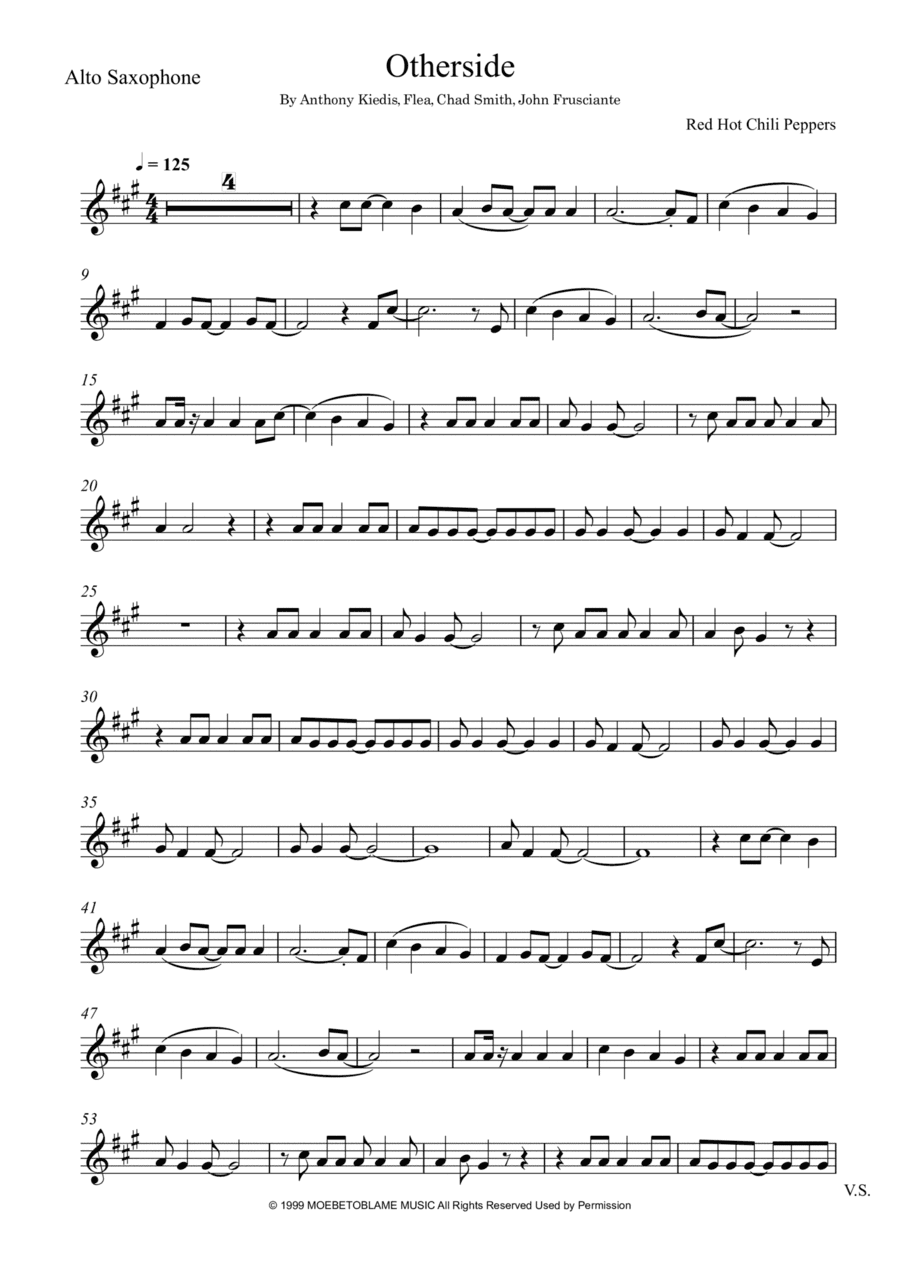 Otherside (arr. André Laitano)