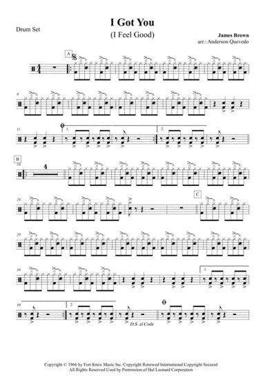I Got You (I Feel Good) (arr. Anderson Quevedo)