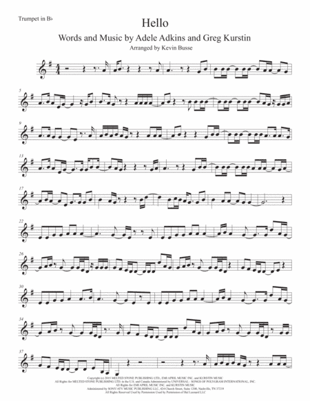 Hello (arr. Kevin Busse)