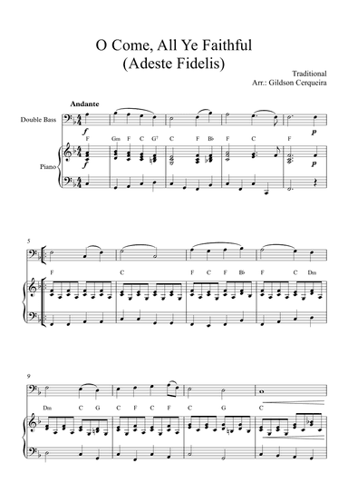 O Come, All Ye Faithful (arr. Gildson Cerqueira)