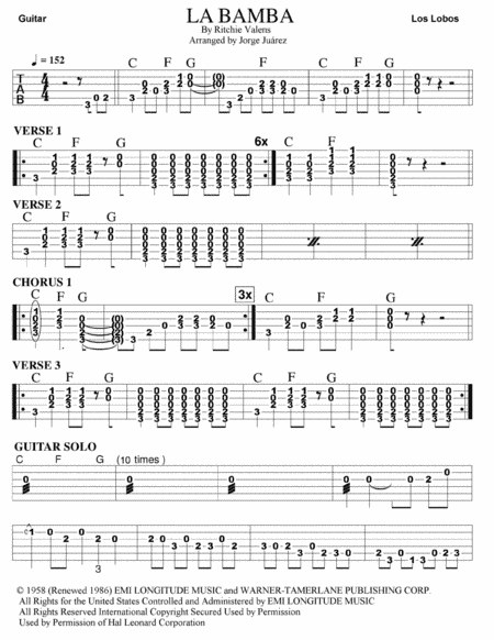La Bamba (arr. Jorge Juárez)