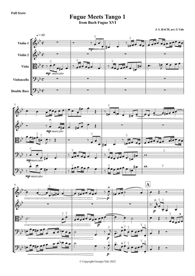 Fugue Meets Tango (arr. Georgia Vale)