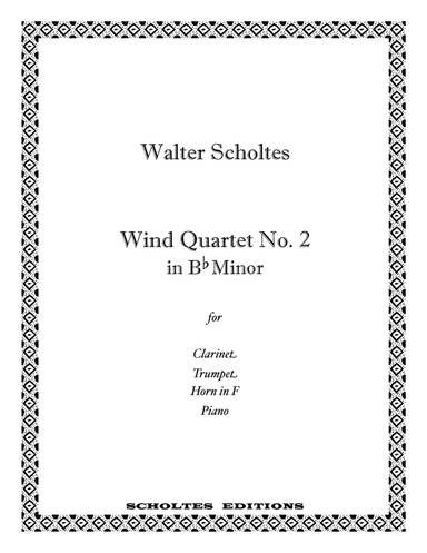 Wind Quartet No. 2 in Bb Minor for mixed ensemble