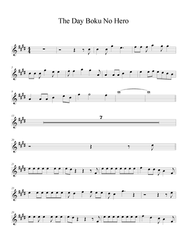 The Day Boku No Hero Violin Solo