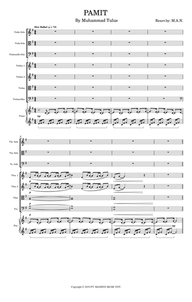 Pamit (arr. Azrai Norzuki (M.A.N.))