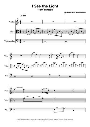 I See The Light (arr. Songhea)