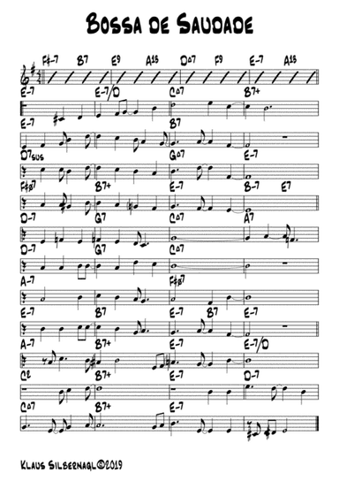 "BOSSA DE SAUDADE"