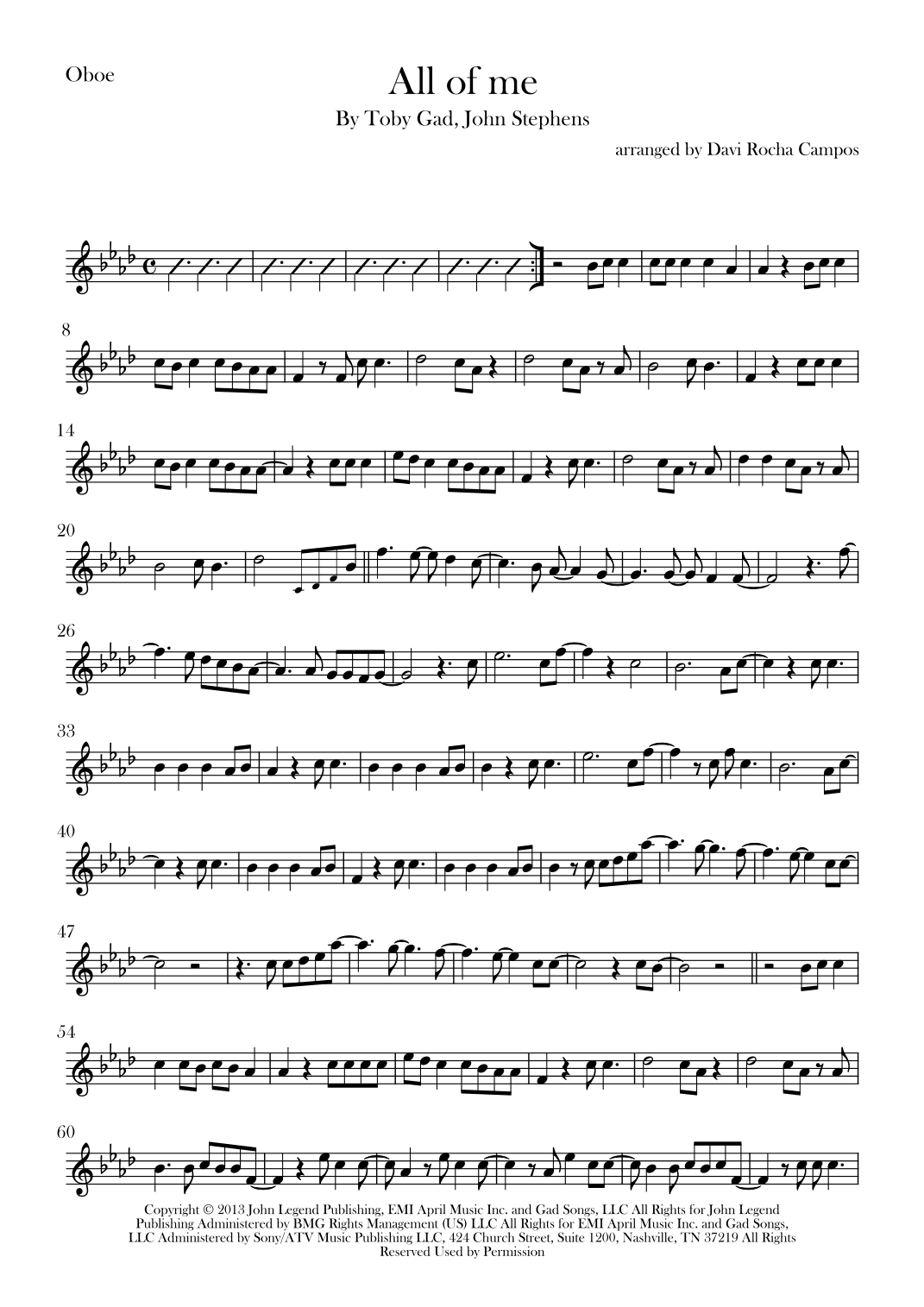 All Of Me (arr. Davi Rocha Campos)