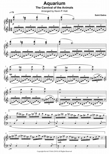 Aquarium - The Carnival of the Animals by Saint-Saëns (arr. Kevin P. Holt)
