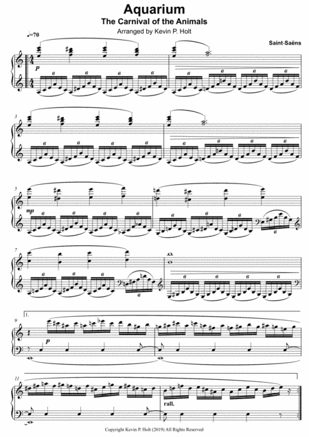 Aquarium - The Carnival of the Animals by Saint-Saëns (arr. Kevin P. Holt)